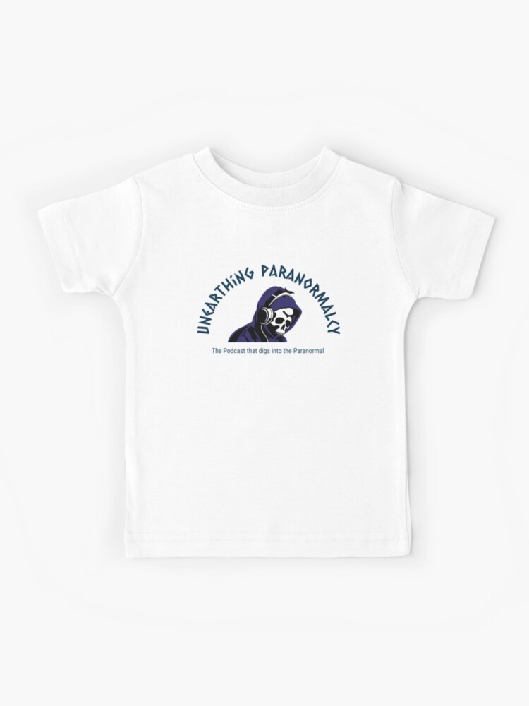 Thumbnail 1 of 2, Kids T-Shirt, Podcast Merchandise for Unearthing Paranormalcy designed and sold by unpnormalcy.