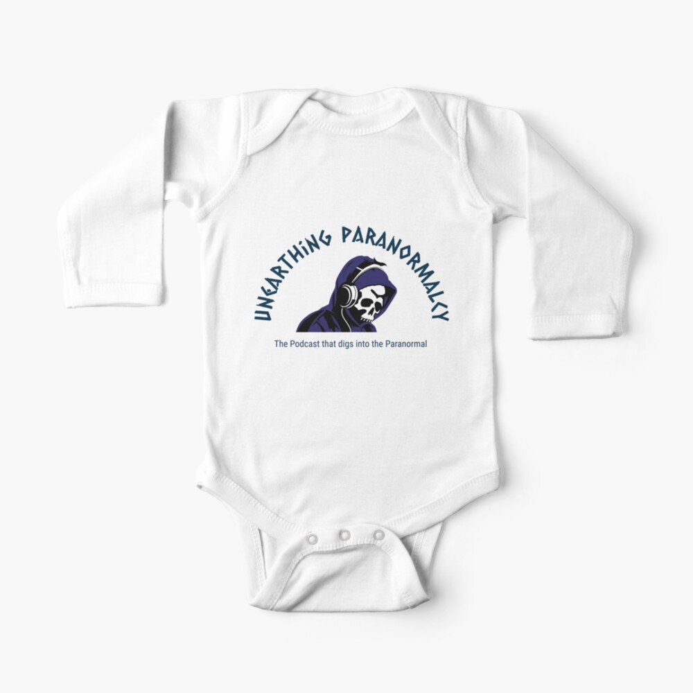 Podcast Merchandise for Unearthing Paranormalcy Baby One-Piece