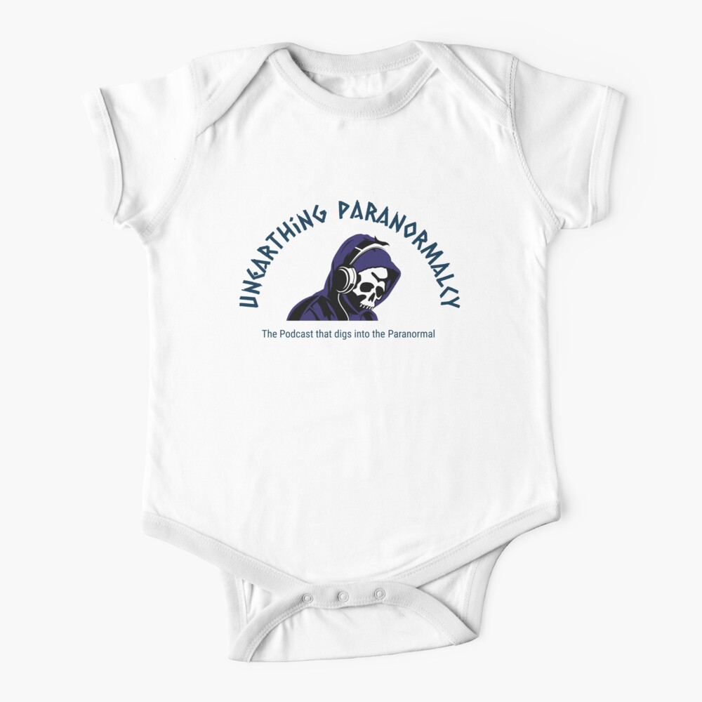 Podcast Merchandise for Unearthing Paranormalcy Baby One-Piece