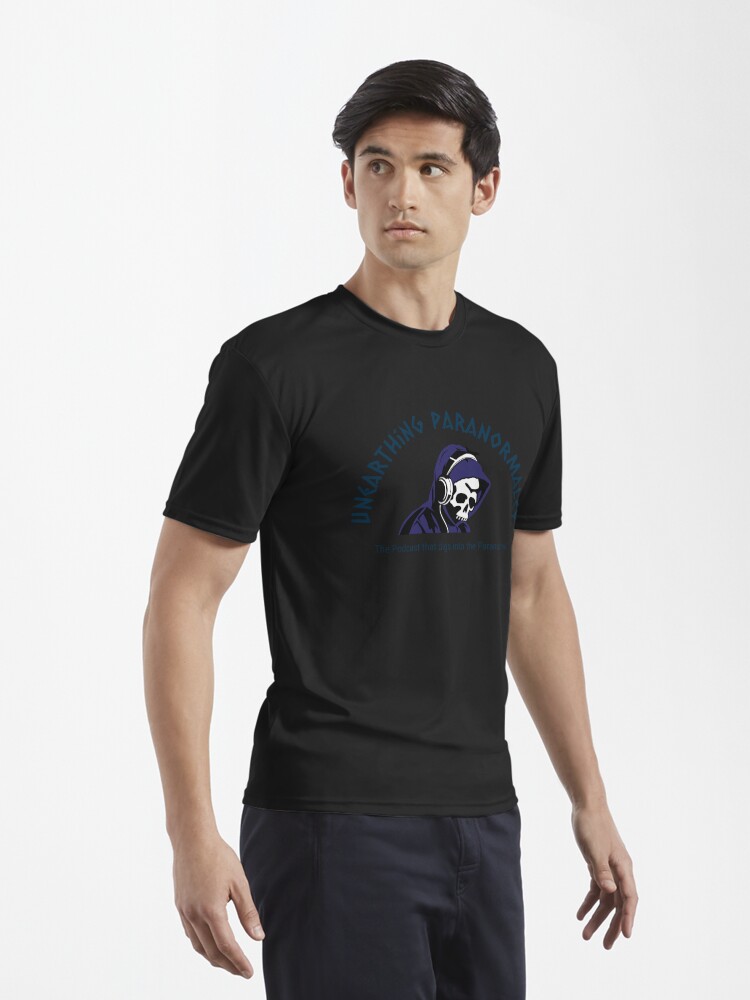 Thumbnail 3 of 7, Active T-Shirt, Podcast Merchandise for Unearthing Paranormalcy designed and sold by unpnormalcy.