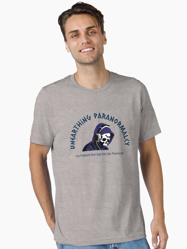 Thumbnail 1 of 7, Essential T-Shirt, Podcast Merchandise for Unearthing Paranormalcy designed and sold by unpnormalcy.