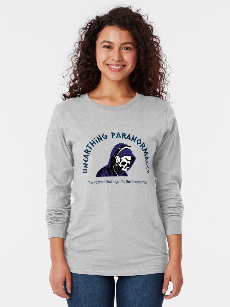Thumbnail 2 of 5, Long Sleeve T-Shirt, Podcast Merchandise for Unearthing Paranormalcy designed and sold by unpnormalcy.