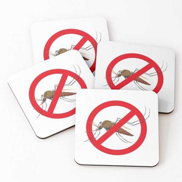 Item preview, Nature, Aedes aegypti mosquitoes stilt with prohibited sign. Ideal for informational and institutional related sanitation and care designed and sold by LucianoCosmo.