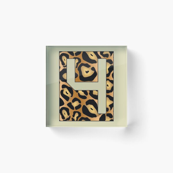 Item preview, Number "4" Jaguar Stencil font designed and sold by 65 MCMLXV.