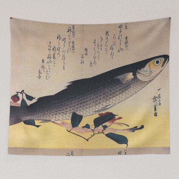 Aperçu de l'œuvre Rouget gris et camélia - Hiroshige créée et vendue par CJET.