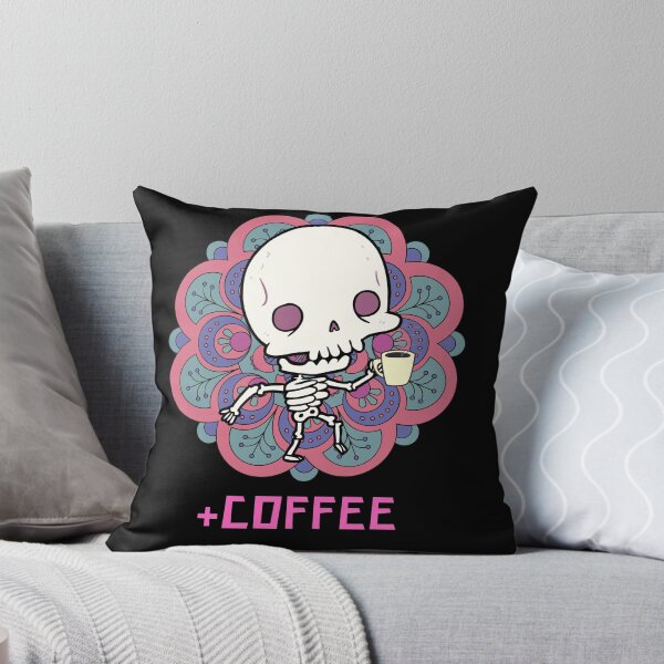 Item preview, Skeleton drinking coffee designed and sold by Mya4You.
