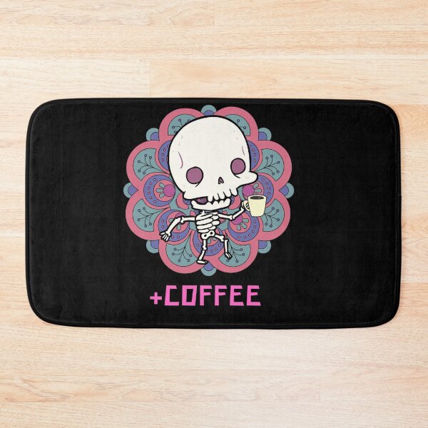 Item preview, Skeleton drinking coffee designed and sold by Mya4You.