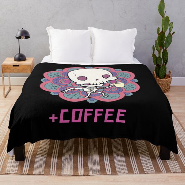 Item preview, Skeleton drinking coffee designed and sold by Mya4You.