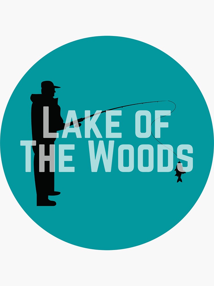 "Lake of the Woods" Sticker for Sale by Kinser101 Redbubble