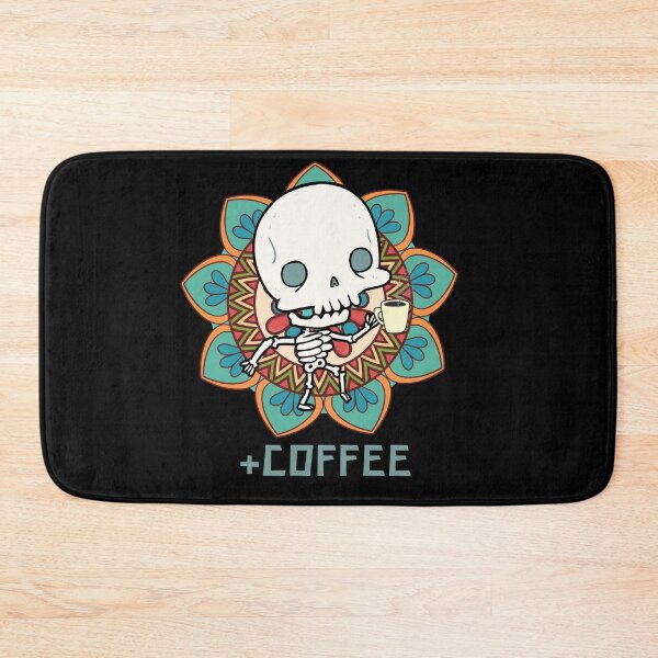 Item preview, Skeleton drinking coffee designed and sold by Mya4You.
