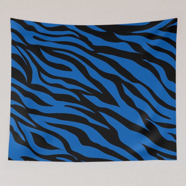 Item preview, Tiger Stripes - Blue designed and sold by DionBlaster.