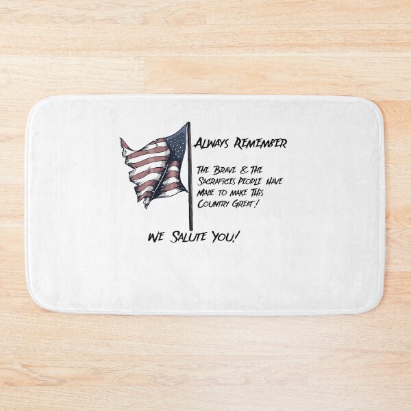 Artikelvorschau, Denken Sie immer an die Flagge von Brave & Sacrifices America entworfen und verkauft von spicygarb.