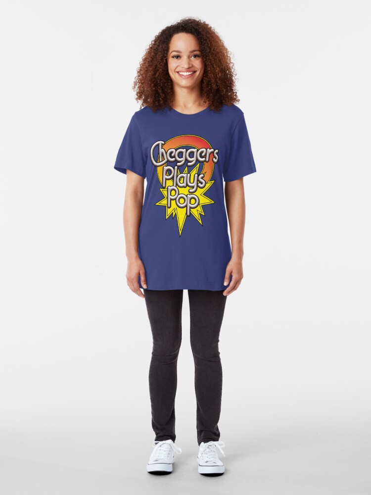 Alternate view of NDVH Cheggers Plays Pop Slim Fit T-Shirt