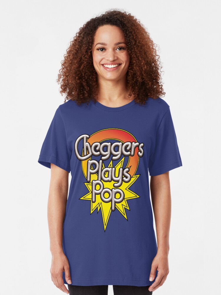 Alternate view of NDVH Cheggers Plays Pop Slim Fit T-Shirt