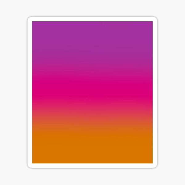Purple, Pink, And Orange design Sticker
