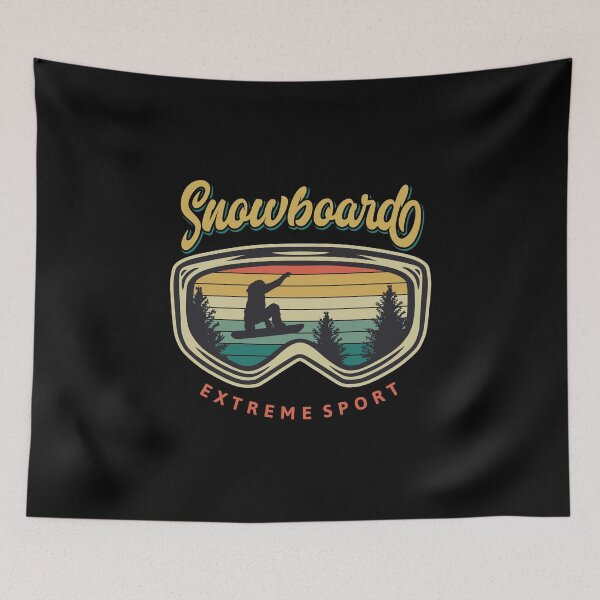 Item preview, Snowboard Gifts. Distressed illustration goggle for snow sports fans. designed and sold by paulo silveira.