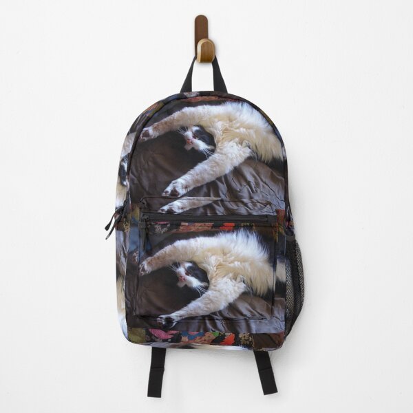 Item preview, Tuxedo Cat Funny Cute Sleeping Upside-Down designed and sold by Sarah Rajkotwala.