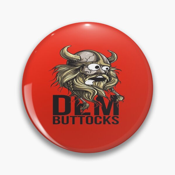 Item preview, Funny Dem Buttons Viking Graphic designed and sold by spicygarb.