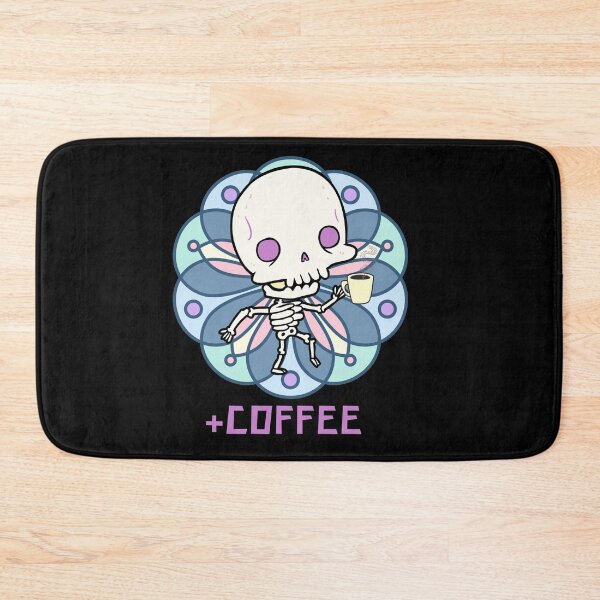 Item preview, Skeleton drinking coffee designed and sold by Mya4You.