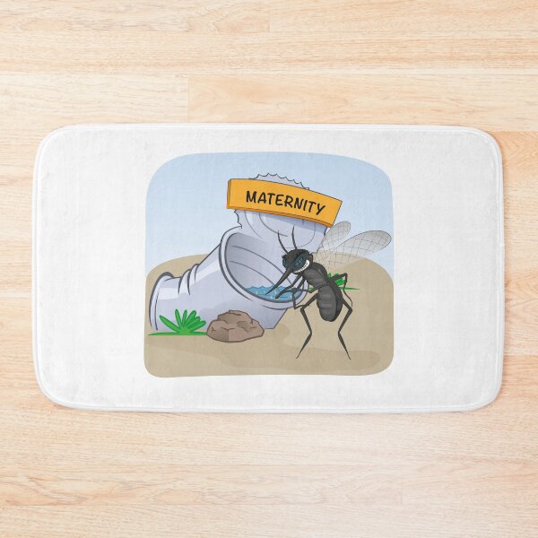 Item preview, Breeding, can with standing water with a focus of stilt mosquito. Ideal for informational and institutional sanitation and related care designed and sold by LucianoCosmo.