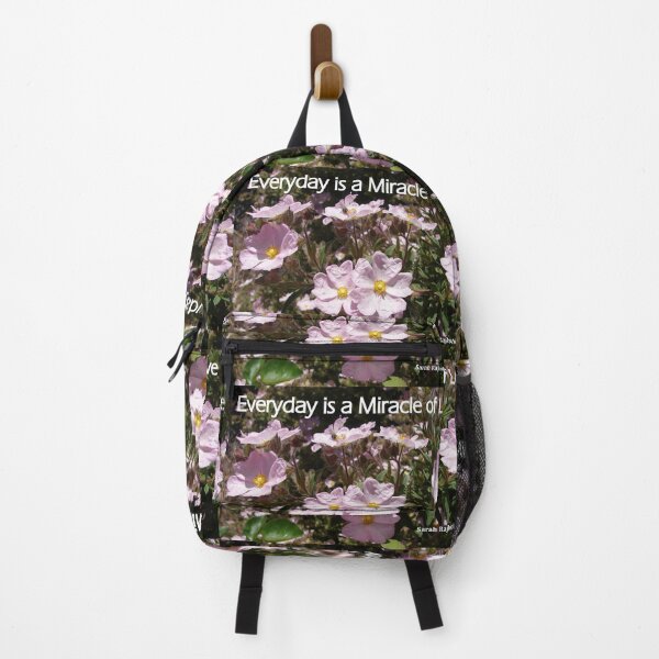 Item preview, Everyday is a Miracle of Love - Pink floral Inspirational Quote designed and sold by Sarah Rajkotwala.