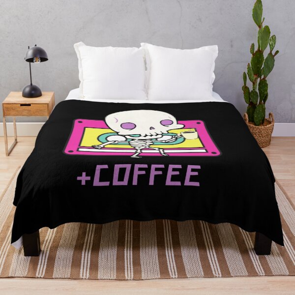 Item preview, Skeleton drinking coffee designed and sold by Mya4You.