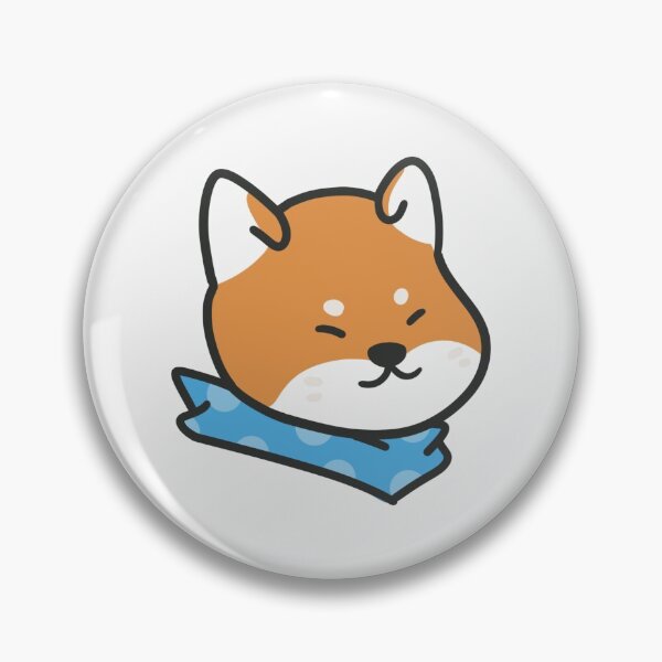 Item preview, Blue Scarf Shiba Inu Character designed and sold by Rechronicle.