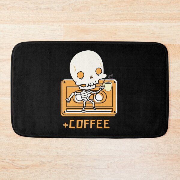 Item preview, Skeleton drinking coffee designed and sold by Mya4You.