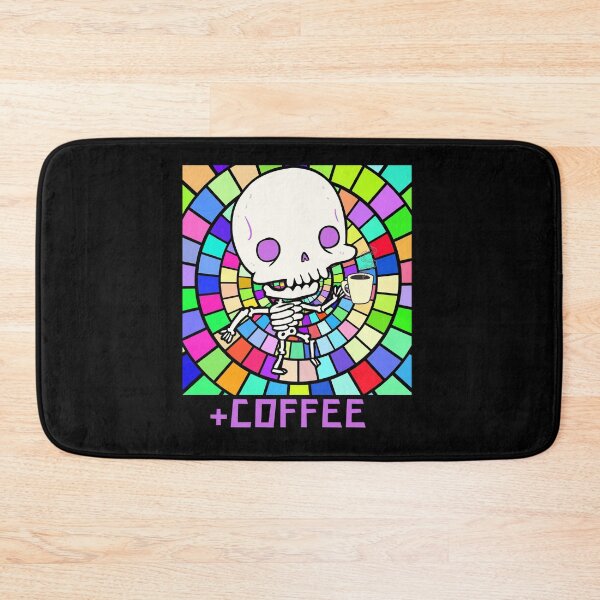 Item preview, Skeleton drinking coffee designed and sold by Mya4You.