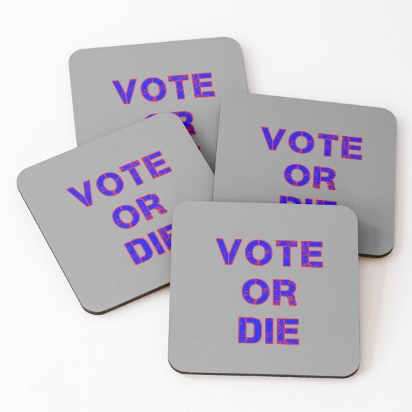Item preview, Vote or die designed and sold by Feline Rockstars.