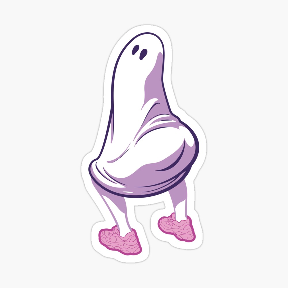 Spooky Booty Twerking Halloween Bedsheet Ghost