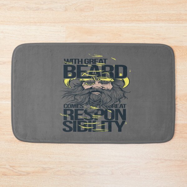 Item preview, With Great Beard Comes Great responsibility Bearded Viking designed and sold by spicygarb.