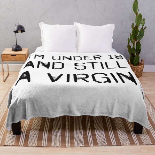 Item preview, White lie party design. I'm under 18 and still a virgin. designed and sold by Henri Vellart.