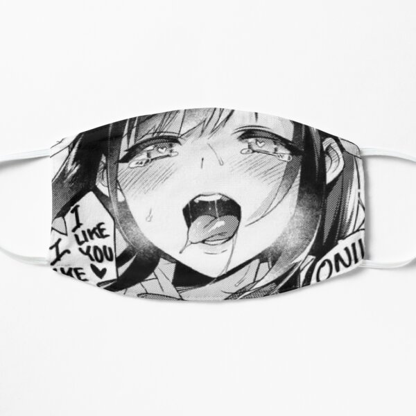 Cara lasciva hentai Mascarilla plana
