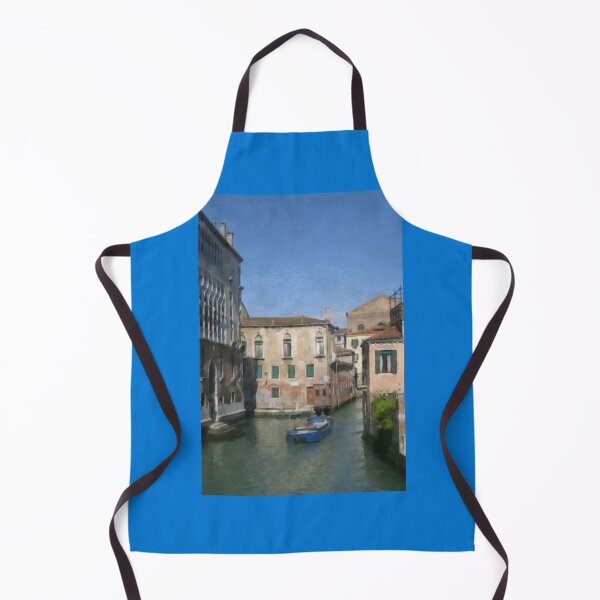 Item preview, Blue Boat in Canal designed and sold by Ollivrosa.