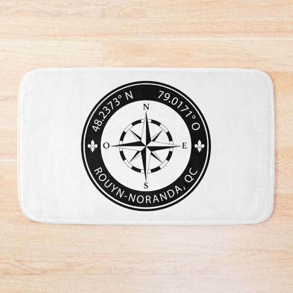 Item preview, Rouyn-Noranda, Quebec Geographical Coordinates designed and sold by TeeOhGraphics.