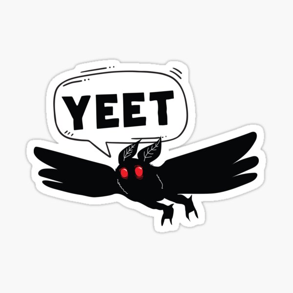 Item preview, Mothman Yeet designed and sold by strangeology.