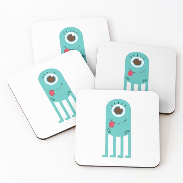 Item preview, Mr One Eye Goober Teal Monster designed and sold by wildflowerperks.