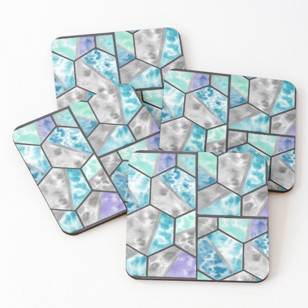 Item preview, Watercolor Art - Hexagons designed and sold by lucyideas.
