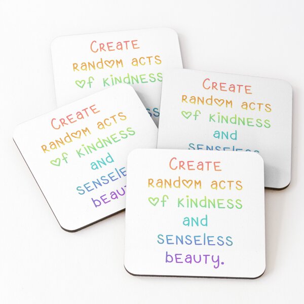 Item preview, Rainbow Random Acts of Kindness designed and sold by Whoopsidoodle.