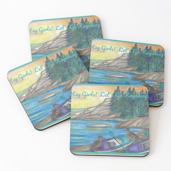Item preview, Hey Girls!  Let's Go Kayaking designed and sold by LMJ1972.
