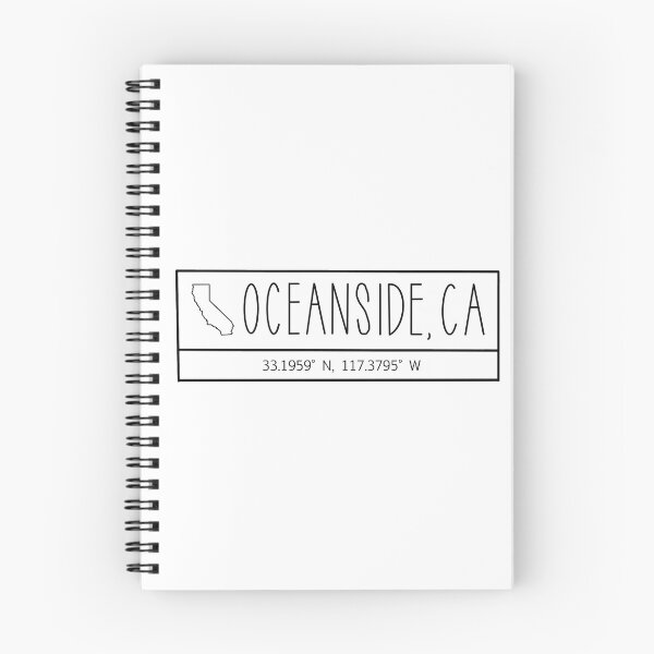 Item preview, Oceanside California Coordinates designed and sold by Emily Designs.