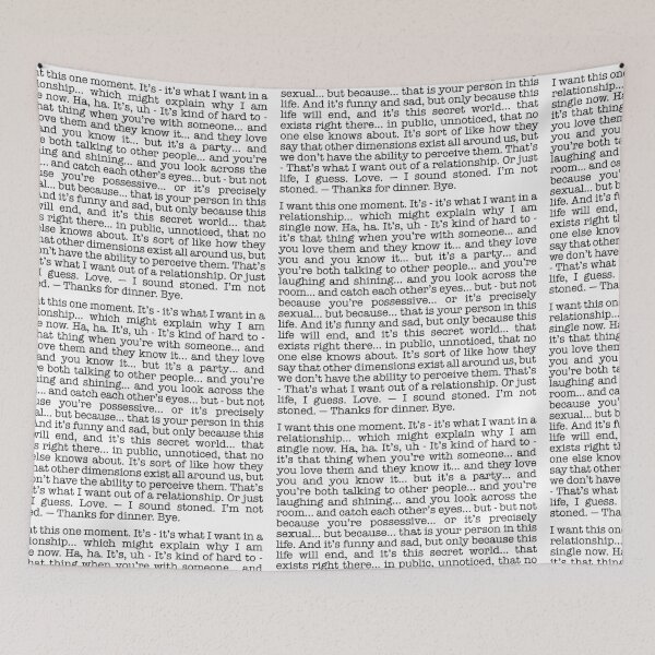 Item preview, frances ha monologue designed and sold by aytchim.
