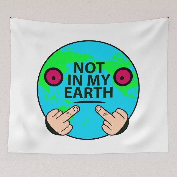 Item preview, Not on my land, China America anti-pollution illustration designed and sold by Stéphane  Thirion.