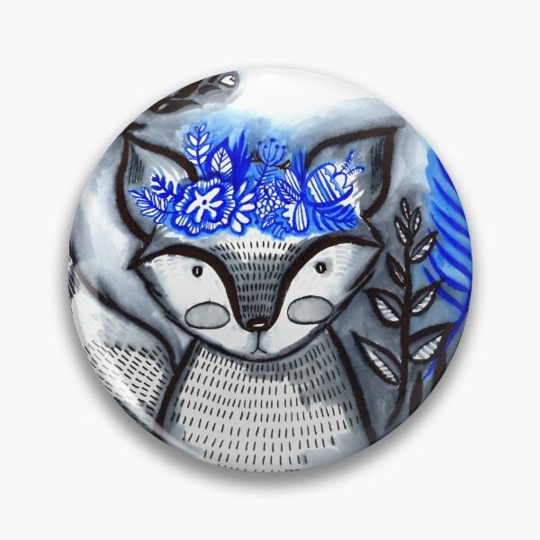 Item preview, Floral Crown Fox designed and sold by marciejurkowski.