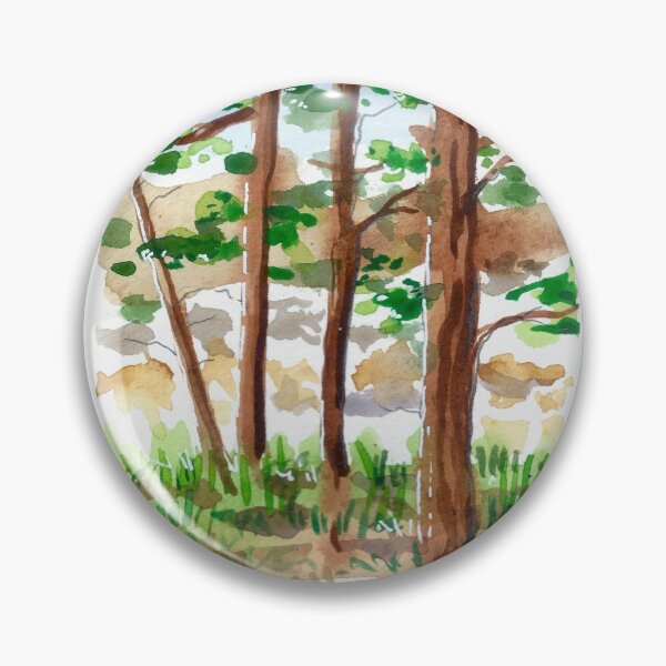 Item preview, National Forest Watercolor designed and sold by BreonBliss.