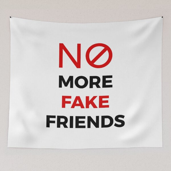 Item preview, No More Fake Friends (Best Friends Forever!) designed and sold by ClickForMore.