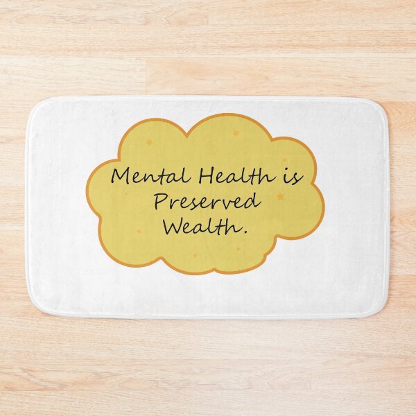 Item preview, Mental health is preserved wealth. designed and sold by Fas Designs.