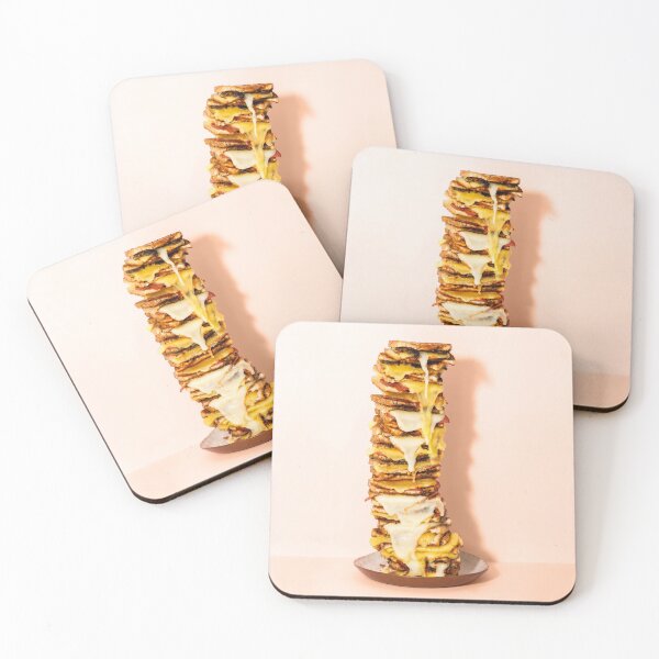 Item preview, Giant Toasted Cheese Sandwich on Orange - Toastie (Square) designed and sold by duydash.