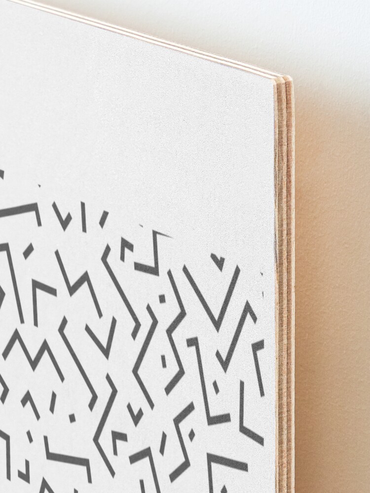 Alternate view of Tribal Print-Indiana-Black and White Mounted Print